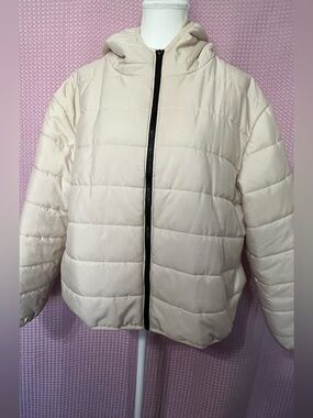 wild fable Cream Quilted Jacket